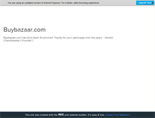 Tablet Screenshot of buybazaar.com